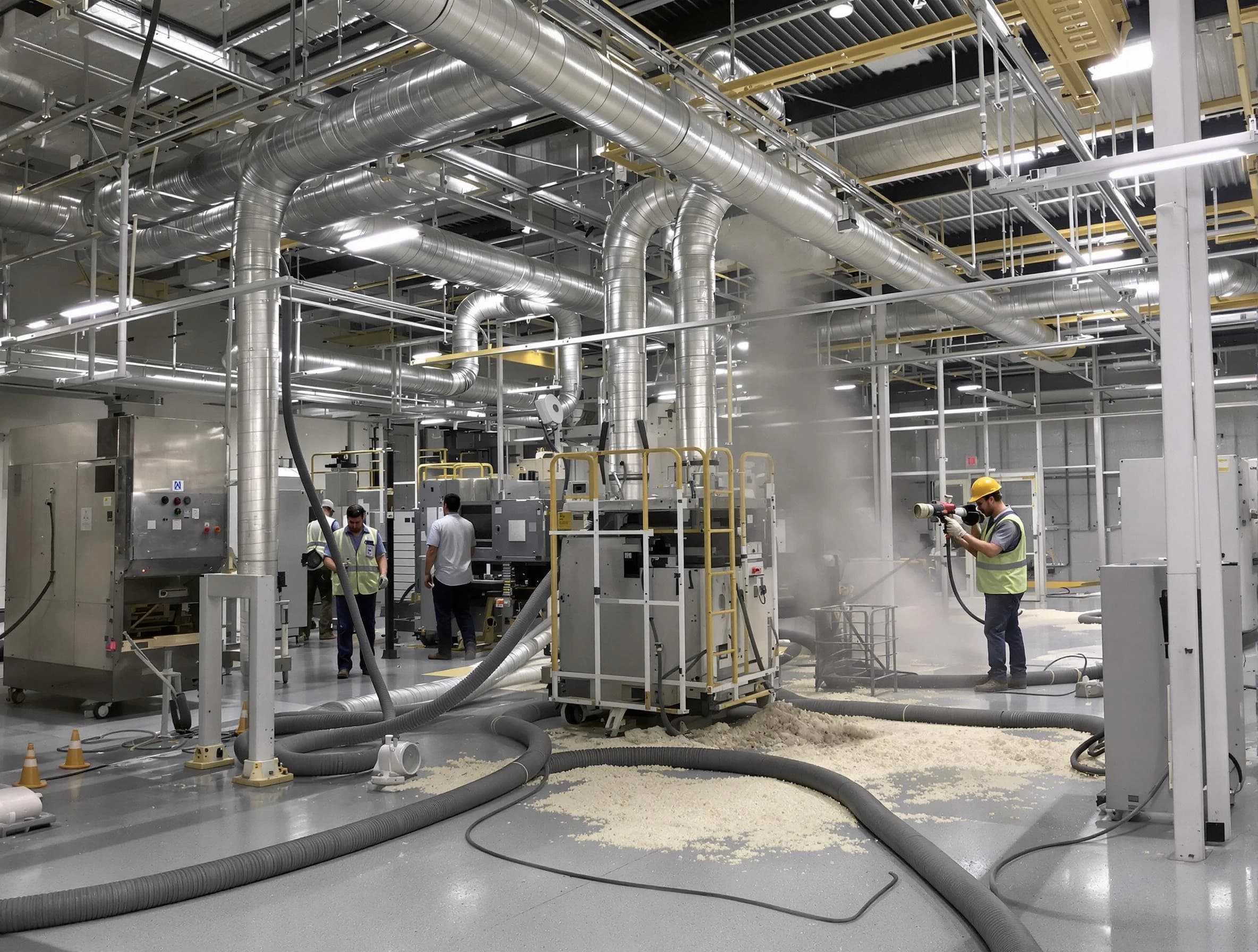 Heavy-duty industrial duct cleaning by Tecumseh Air Duct Cleaning in Tecumseh