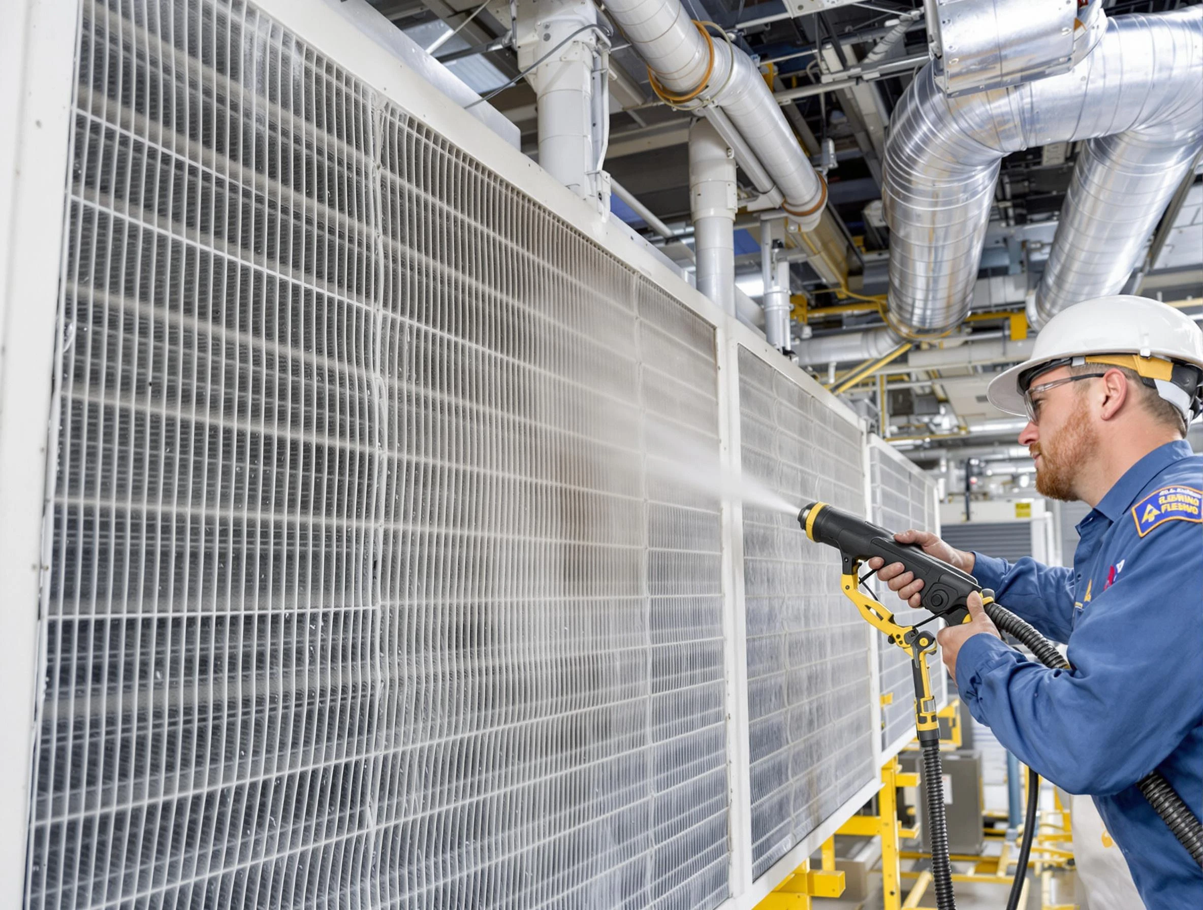 Professional commercial coil cleaning by Tecumseh Air Duct Cleaning in Tecumseh