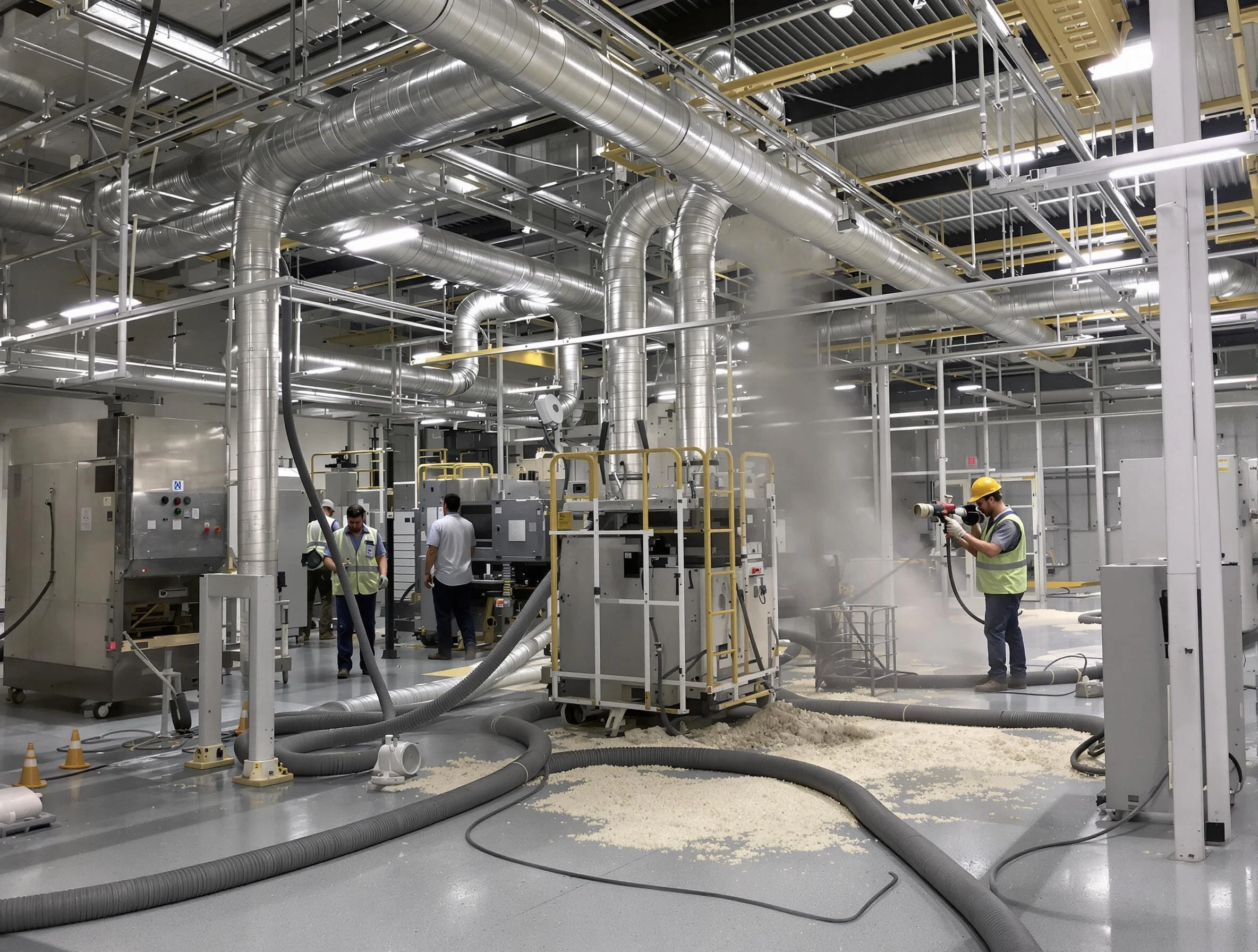 Heavy-duty industrial duct cleaning by Tecumseh Air Duct Cleaning in Tecumseh